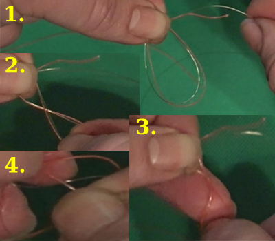 Feederangeln / Feeder Guiding- Anleitung doppelten Achtknoten binden