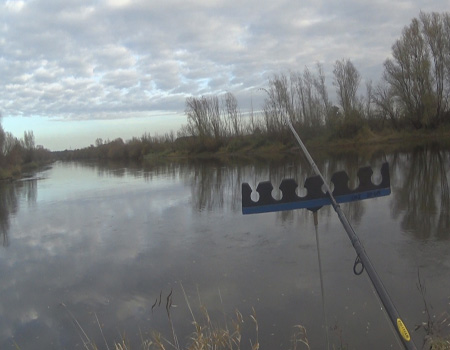 Feederangeln und Feedern im Fluss